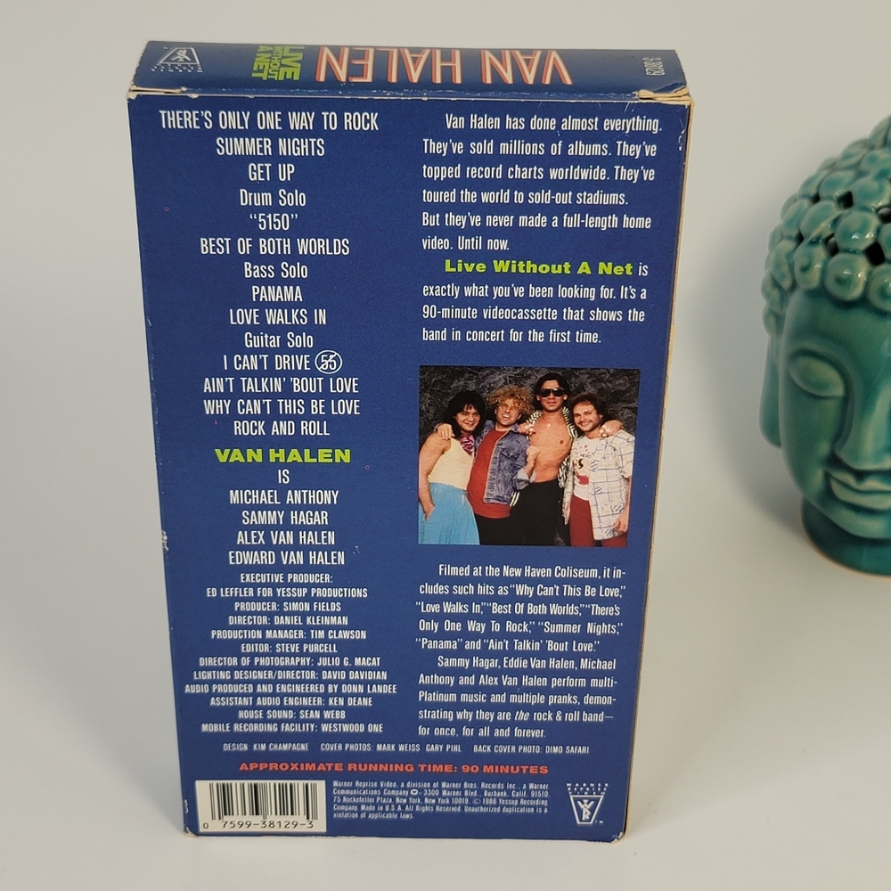Van Halen VHS Video Cassette Tape Rare - Picture 3 of 9